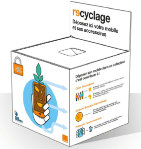 Boite recyclage terminaux mobiles