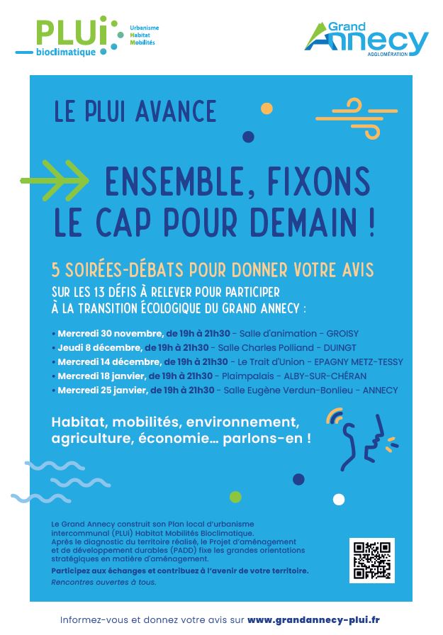 Les Grands Annéciens invités à donner leur avis sur le PADD du PLUi HMB
