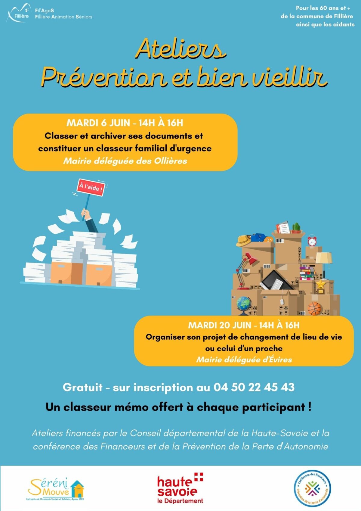 “Prévention et bien vieillir” : les ateliers “Sérénimouve” pour les séniors de Fillière