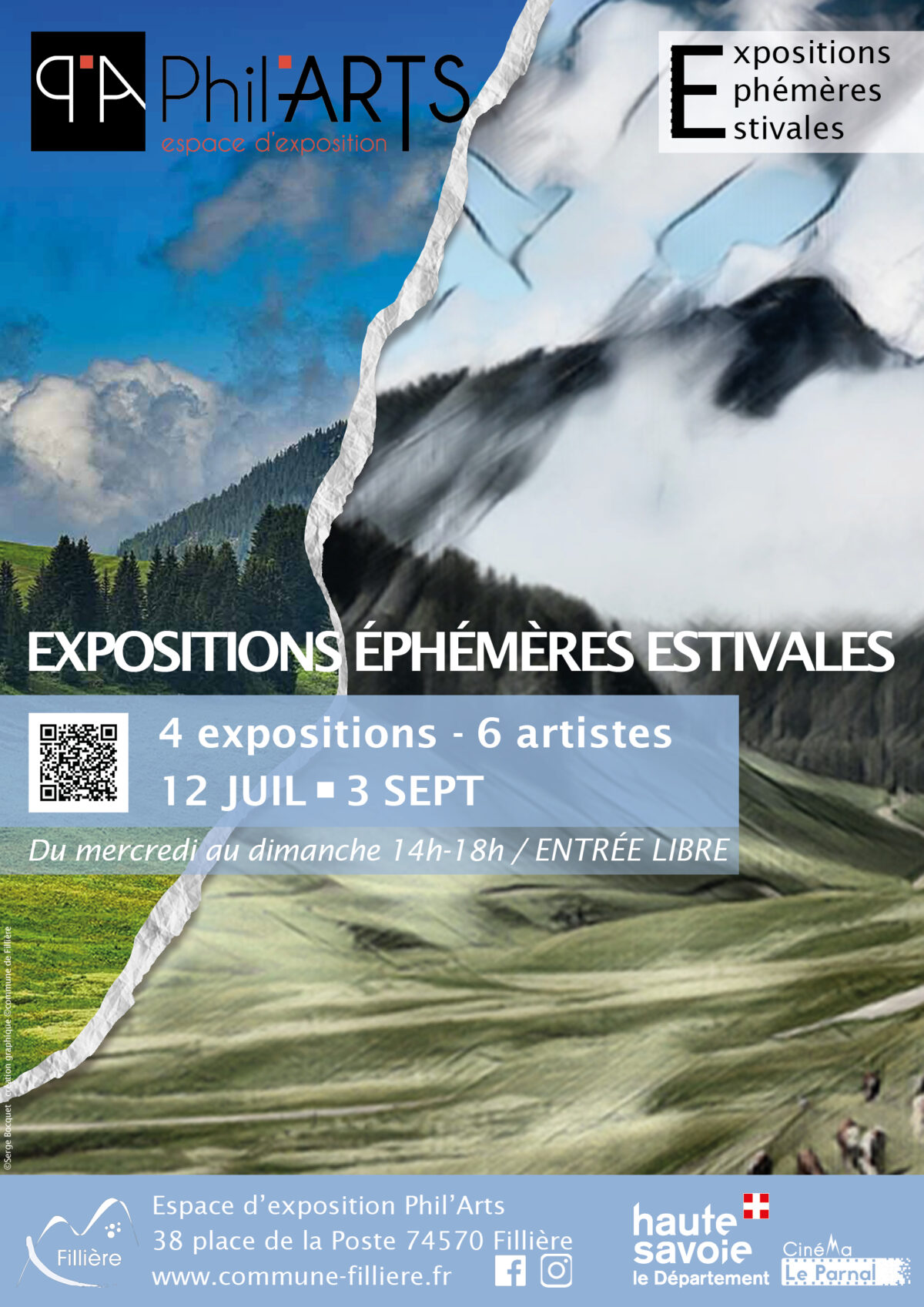 Expositions éphémères estivales 2023 : le programme qui va animer l’été de Phil’Arts.