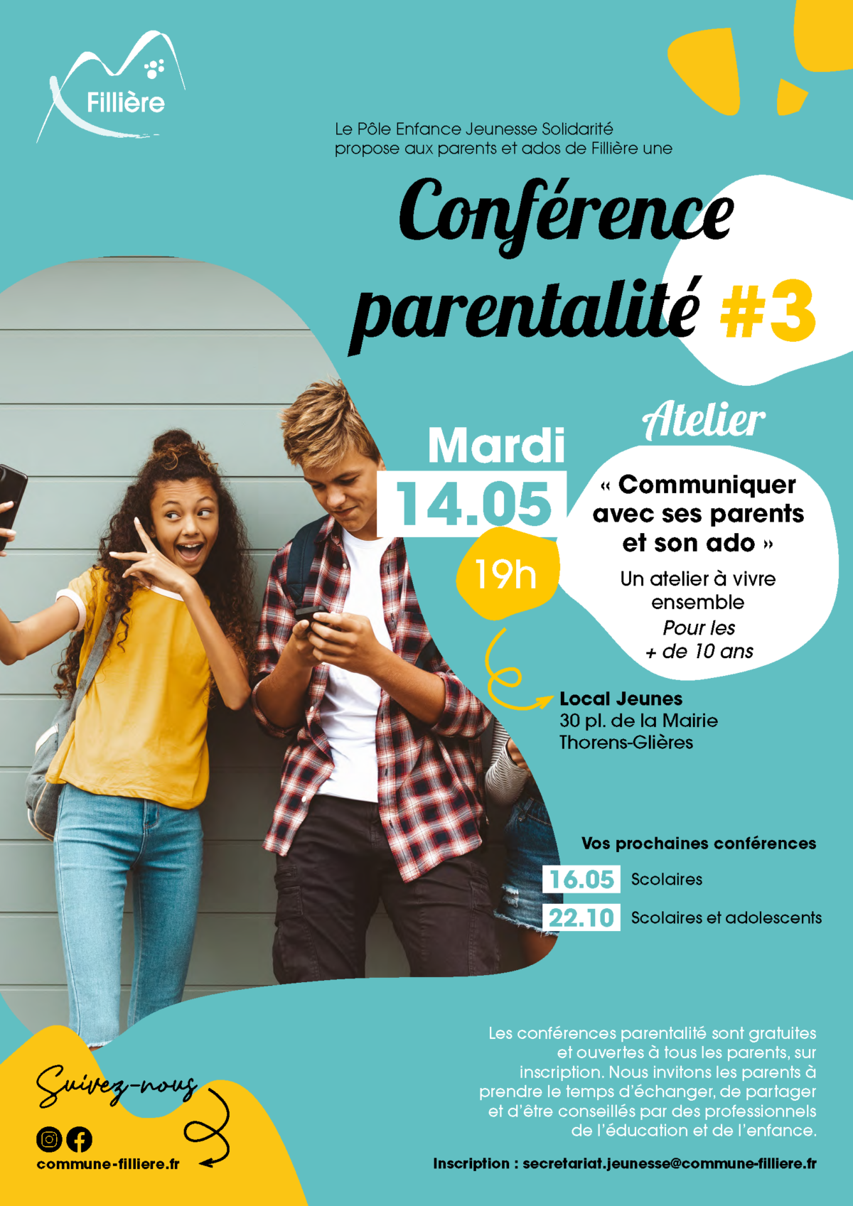 Conférence parentalité #3 : la communication entre les ados et leurs parents