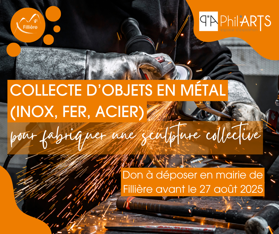 Une collecte d’objets en métal pour créer une sculpture collective